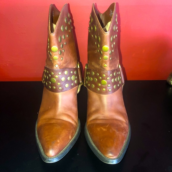 GUESS by Marciano Superstud Leather Cowgirl Bootie - Picture 7 of 7